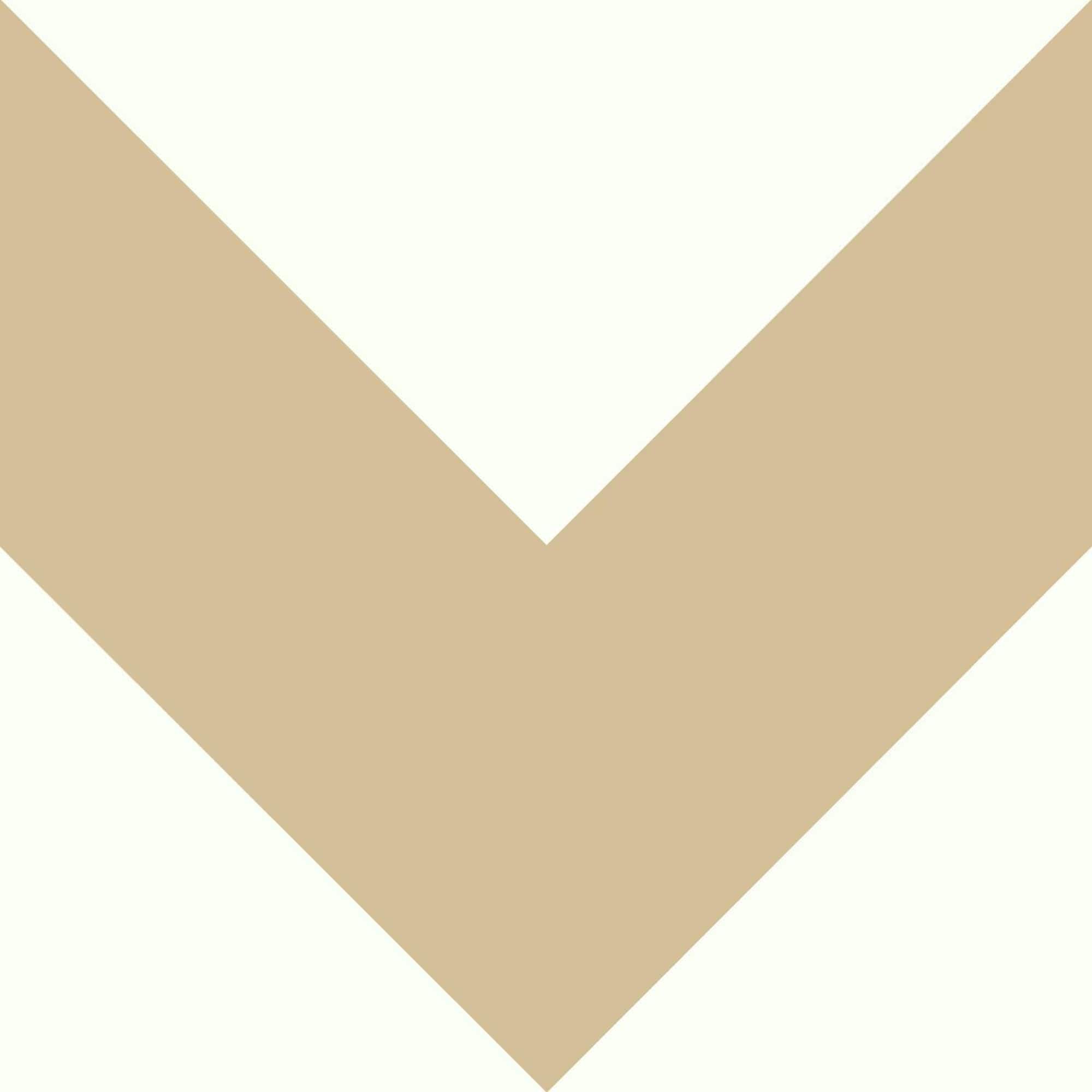 RoomMates Gold Large Chevron Peel & Stick Wallpaper